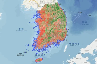 한국 생태의 변화, 토지피복이 말해주는 것