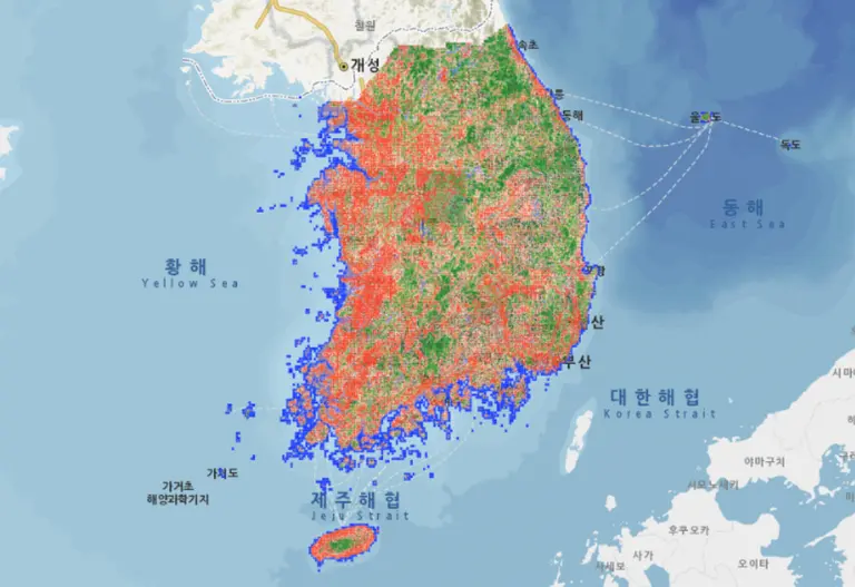 2024 Land Cover Mapⓒ Ministry of Environment Environmental Spatial Information Service (EGIS) 