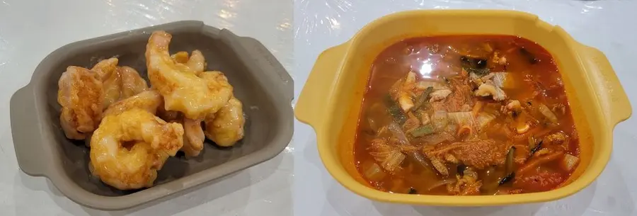 裝有食物的多次使用容器 / 2025安東國際面具舞節